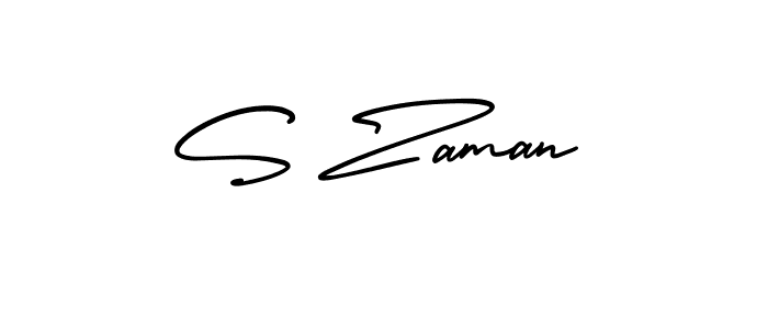 AmerikaSignatureDemo-Regular is a professional signature style that is perfect for those who want to add a touch of class to their signature. It is also a great choice for those who want to make their signature more unique. Get S Zaman name to fancy signature for free. S Zaman signature style 3 images and pictures png