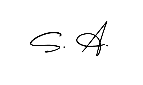 You can use this online signature creator to create a handwritten signature for the name S. A.. This is the best online autograph maker. S. A. signature style 3 images and pictures png
