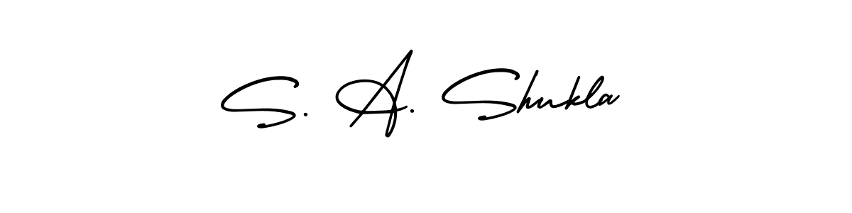 Also we have S. A. Shukla name is the best signature style. Create professional handwritten signature collection using AmerikaSignatureDemo-Regular autograph style. S. A. Shukla signature style 3 images and pictures png