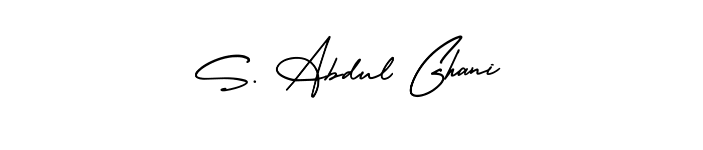 if you are searching for the best signature style for your name S. Abdul Ghani. so please give up your signature search. here we have designed multiple signature styles  using AmerikaSignatureDemo-Regular. S. Abdul Ghani signature style 3 images and pictures png