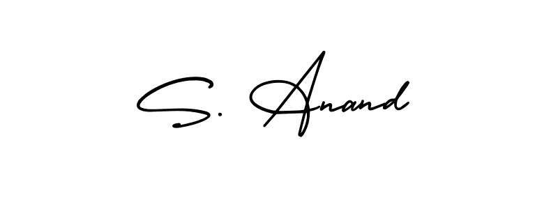 You can use this online signature creator to create a handwritten signature for the name S. Anand. This is the best online autograph maker. S. Anand signature style 3 images and pictures png