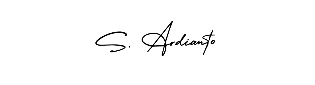 The best way (AmerikaSignatureDemo-Regular) to make a short signature is to pick only two or three words in your name. The name S. Ardianto include a total of six letters. For converting this name. S. Ardianto signature style 3 images and pictures png