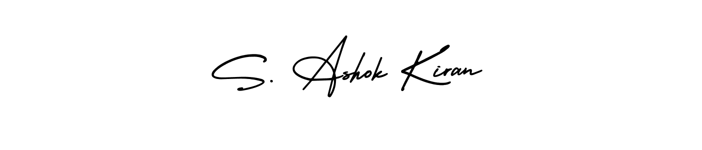 S. Ashok Kiran stylish signature style. Best Handwritten Sign (AmerikaSignatureDemo-Regular) for my name. Handwritten Signature Collection Ideas for my name S. Ashok Kiran. S. Ashok Kiran signature style 3 images and pictures png