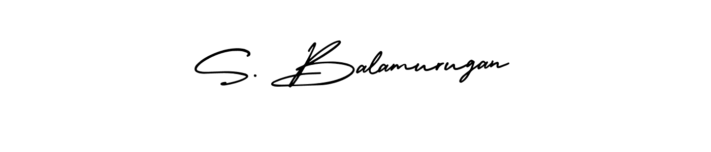 Create a beautiful signature design for name S. Balamurugan. With this signature (AmerikaSignatureDemo-Regular) fonts, you can make a handwritten signature for free. S. Balamurugan signature style 3 images and pictures png