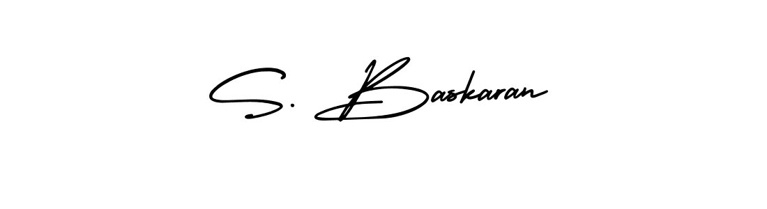 Make a beautiful signature design for name S. Baskaran. With this signature (AmerikaSignatureDemo-Regular) style, you can create a handwritten signature for free. S. Baskaran signature style 3 images and pictures png