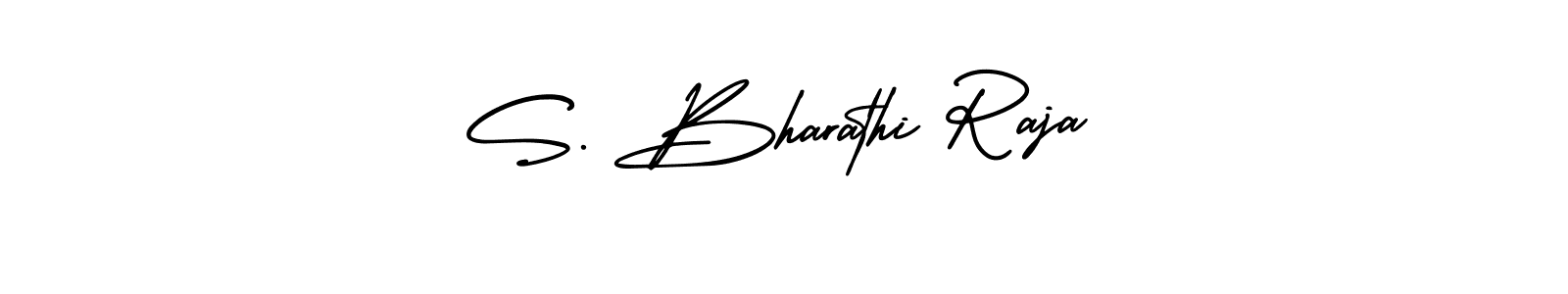 Use a signature maker to create a handwritten signature online. With this signature software, you can design (AmerikaSignatureDemo-Regular) your own signature for name S. Bharathi Raja. S. Bharathi Raja signature style 3 images and pictures png