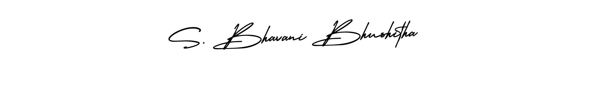 Also You can easily find your signature by using the search form. We will create S. Bhavani Bhushitha name handwritten signature images for you free of cost using AmerikaSignatureDemo-Regular sign style. S. Bhavani Bhushitha signature style 3 images and pictures png