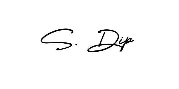 Use a signature maker to create a handwritten signature online. With this signature software, you can design (AmerikaSignatureDemo-Regular) your own signature for name S. Dip. S. Dip signature style 3 images and pictures png