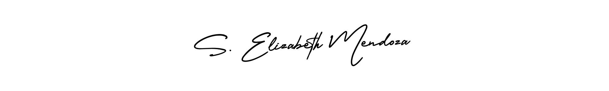 if you are searching for the best signature style for your name S. Elizabeth Mendoza. so please give up your signature search. here we have designed multiple signature styles  using AmerikaSignatureDemo-Regular. S. Elizabeth Mendoza signature style 3 images and pictures png