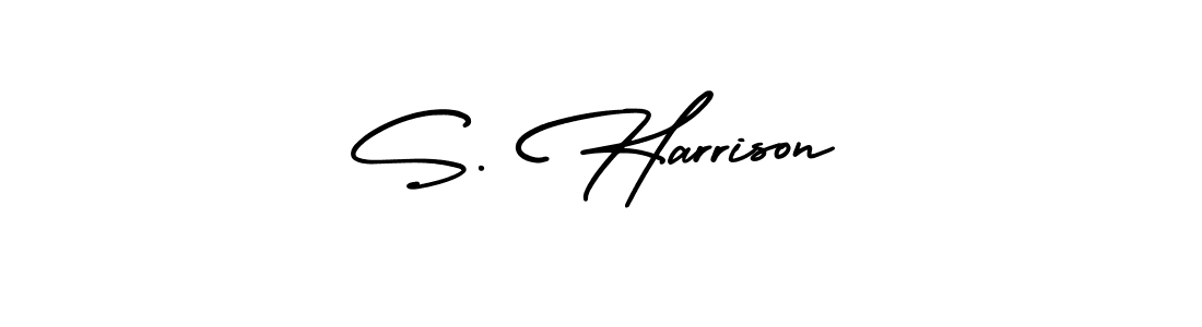 How to make S. Harrison name signature. Use AmerikaSignatureDemo-Regular style for creating short signs online. This is the latest handwritten sign. S. Harrison signature style 3 images and pictures png