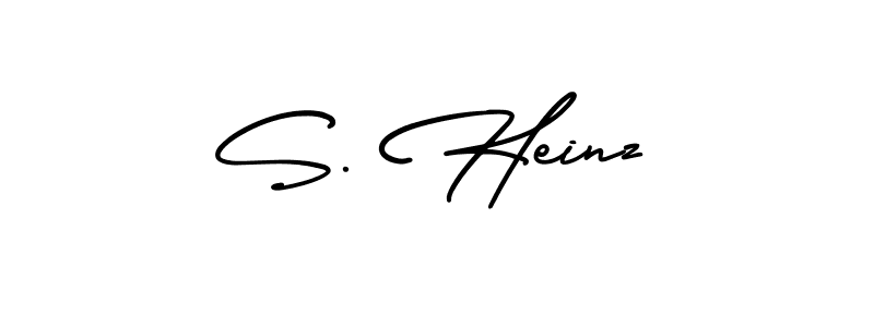 S. Heinz stylish signature style. Best Handwritten Sign (AmerikaSignatureDemo-Regular) for my name. Handwritten Signature Collection Ideas for my name S. Heinz. S. Heinz signature style 3 images and pictures png