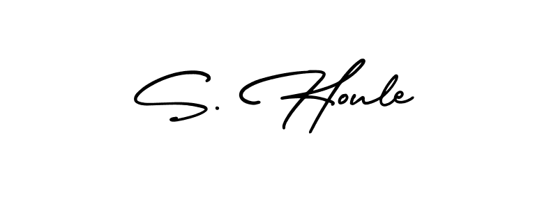 Also we have S. Houle name is the best signature style. Create professional handwritten signature collection using AmerikaSignatureDemo-Regular autograph style. S. Houle signature style 3 images and pictures png