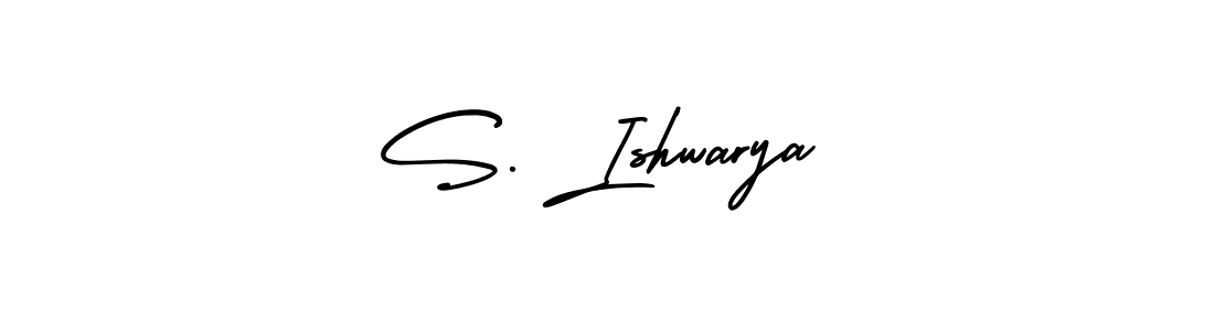 How to Draw S. Ishwarya signature style? AmerikaSignatureDemo-Regular is a latest design signature styles for name S. Ishwarya. S. Ishwarya signature style 3 images and pictures png