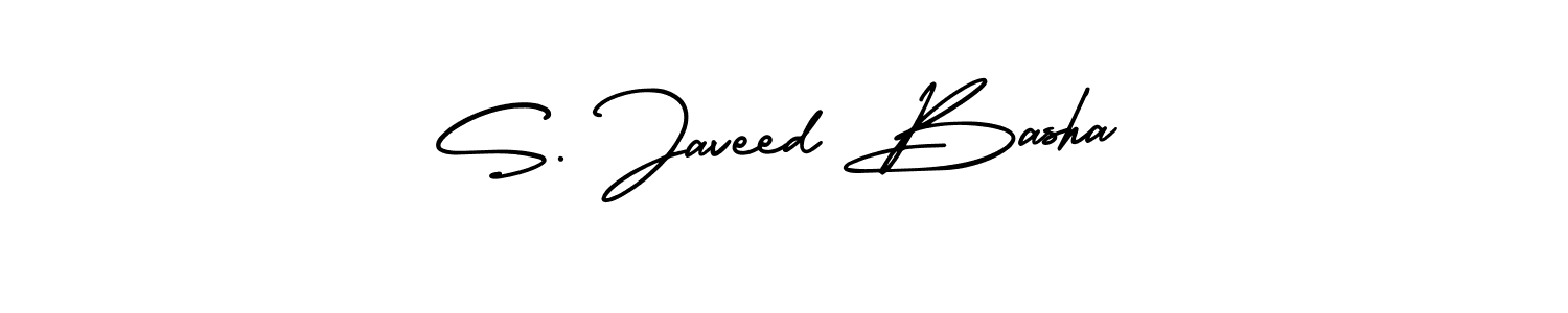 It looks lik you need a new signature style for name S. Javeed Basha. Design unique handwritten (AmerikaSignatureDemo-Regular) signature with our free signature maker in just a few clicks. S. Javeed Basha signature style 3 images and pictures png