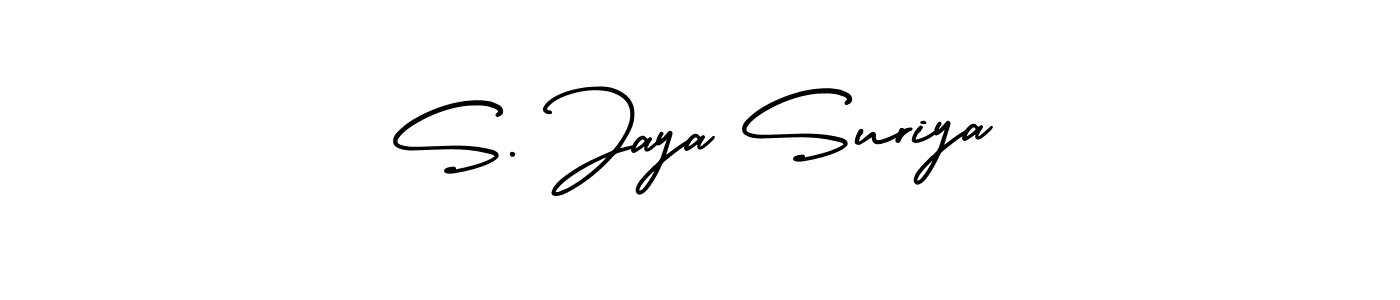 How to Draw S. Jaya Suriya signature style? AmerikaSignatureDemo-Regular is a latest design signature styles for name S. Jaya Suriya. S. Jaya Suriya signature style 3 images and pictures png