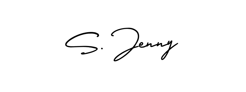 AmerikaSignatureDemo-Regular is a professional signature style that is perfect for those who want to add a touch of class to their signature. It is also a great choice for those who want to make their signature more unique. Get S. Jenny name to fancy signature for free. S. Jenny signature style 3 images and pictures png