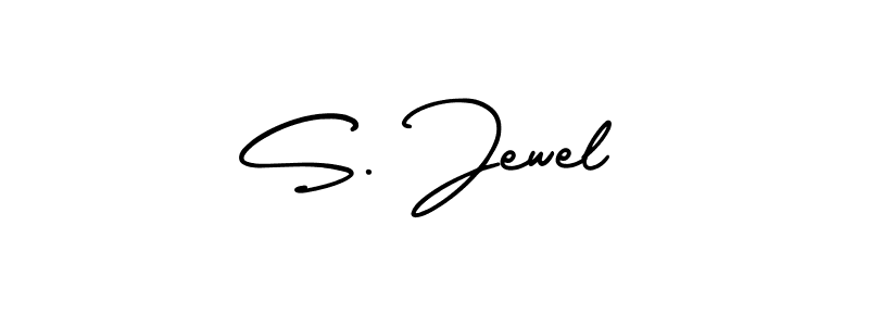 Also You can easily find your signature by using the search form. We will create S. Jewel name handwritten signature images for you free of cost using AmerikaSignatureDemo-Regular sign style. S. Jewel signature style 3 images and pictures png