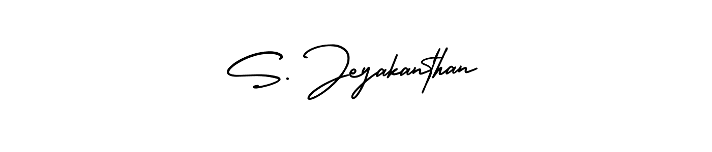 Similarly AmerikaSignatureDemo-Regular is the best handwritten signature design. Signature creator online .You can use it as an online autograph creator for name S. Jeyakanthan. S. Jeyakanthan signature style 3 images and pictures png