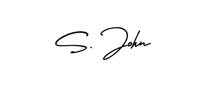 Make a beautiful signature design for name S. John. Use this online signature maker to create a handwritten signature for free. S. John signature style 3 images and pictures png