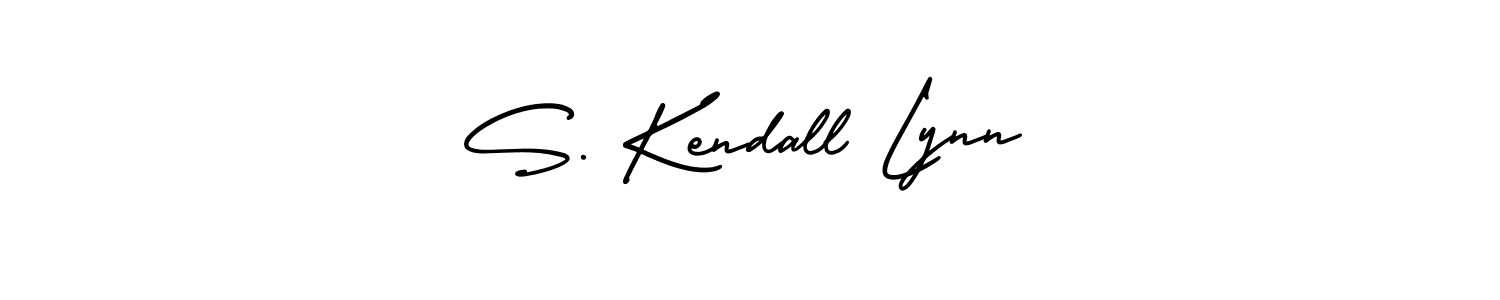 This is the best signature style for the S. Kendall Lynn name. Also you like these signature font (AmerikaSignatureDemo-Regular). Mix name signature. S. Kendall Lynn signature style 3 images and pictures png