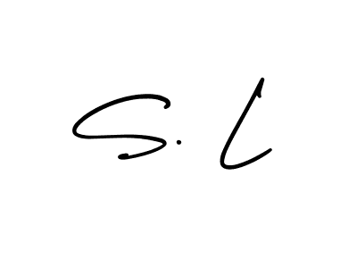 Create a beautiful signature design for name S. L. With this signature (AmerikaSignatureDemo-Regular) fonts, you can make a handwritten signature for free. S. L signature style 3 images and pictures png