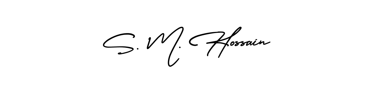 Make a beautiful signature design for name S. M. Hossain. Use this online signature maker to create a handwritten signature for free. S. M. Hossain signature style 3 images and pictures png