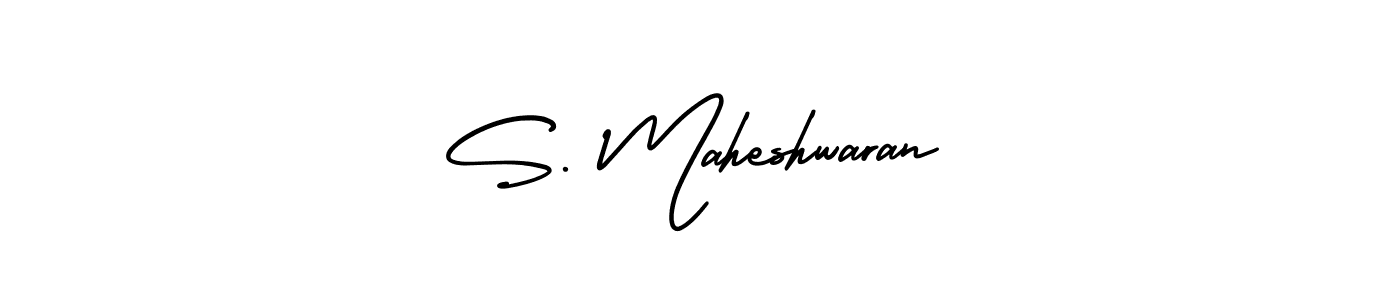 if you are searching for the best signature style for your name S. Maheshwaran. so please give up your signature search. here we have designed multiple signature styles  using AmerikaSignatureDemo-Regular. S. Maheshwaran signature style 3 images and pictures png