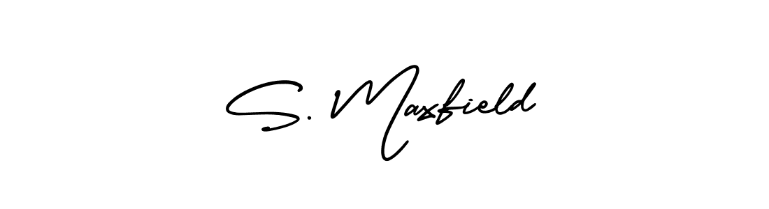 Make a beautiful signature design for name S. Maxfield. With this signature (AmerikaSignatureDemo-Regular) style, you can create a handwritten signature for free. S. Maxfield signature style 3 images and pictures png