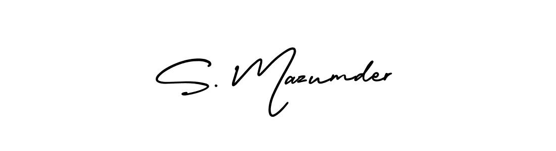 This is the best signature style for the S. Mazumder name. Also you like these signature font (AmerikaSignatureDemo-Regular). Mix name signature. S. Mazumder signature style 3 images and pictures png