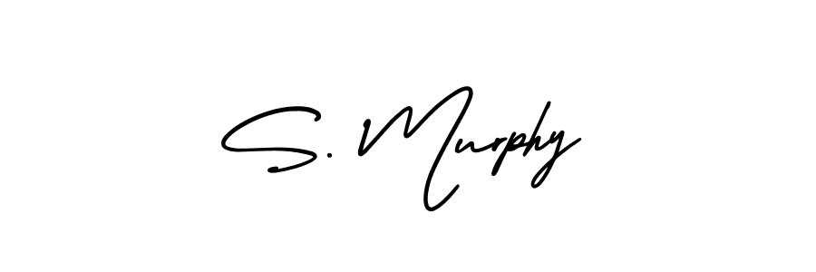 How to make S. Murphy name signature. Use AmerikaSignatureDemo-Regular style for creating short signs online. This is the latest handwritten sign. S. Murphy signature style 3 images and pictures png