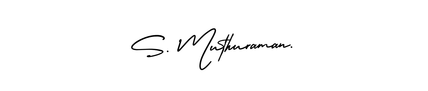 if you are searching for the best signature style for your name S. Muthuraman.. so please give up your signature search. here we have designed multiple signature styles  using AmerikaSignatureDemo-Regular. S. Muthuraman. signature style 3 images and pictures png