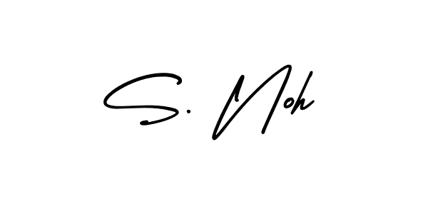 How to make S. Noh signature? AmerikaSignatureDemo-Regular is a professional autograph style. Create handwritten signature for S. Noh name. S. Noh signature style 3 images and pictures png