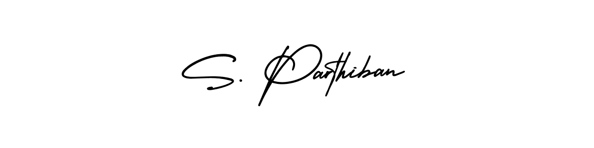 AmerikaSignatureDemo-Regular is a professional signature style that is perfect for those who want to add a touch of class to their signature. It is also a great choice for those who want to make their signature more unique. Get S. Parthiban name to fancy signature for free. S. Parthiban signature style 3 images and pictures png