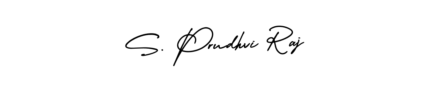 How to make S. Prudhvi Raj signature? AmerikaSignatureDemo-Regular is a professional autograph style. Create handwritten signature for S. Prudhvi Raj name. S. Prudhvi Raj signature style 3 images and pictures png