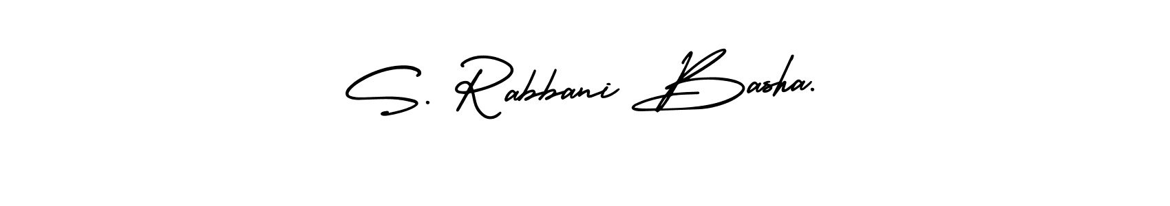 Similarly AmerikaSignatureDemo-Regular is the best handwritten signature design. Signature creator online .You can use it as an online autograph creator for name S. Rabbani Basha.. S. Rabbani Basha. signature style 3 images and pictures png