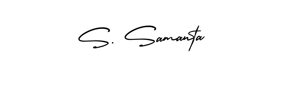 Best and Professional Signature Style for S. Samanta. AmerikaSignatureDemo-Regular Best Signature Style Collection. S. Samanta signature style 3 images and pictures png