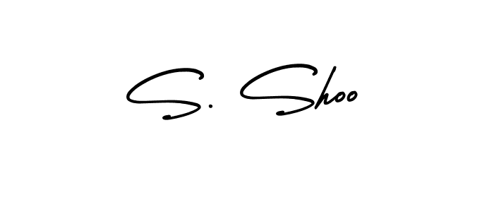 How to make S. Shoo signature? AmerikaSignatureDemo-Regular is a professional autograph style. Create handwritten signature for S. Shoo name. S. Shoo signature style 3 images and pictures png