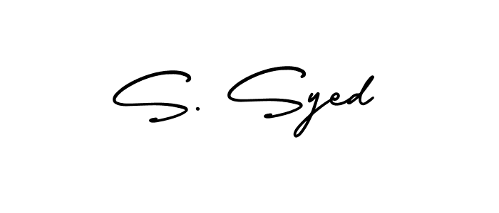 Also we have S. Syed name is the best signature style. Create professional handwritten signature collection using AmerikaSignatureDemo-Regular autograph style. S. Syed signature style 3 images and pictures png