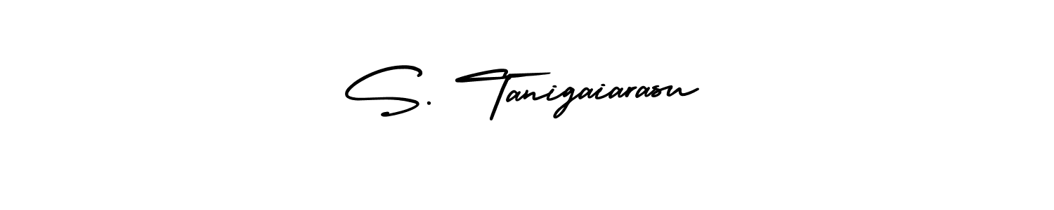Also You can easily find your signature by using the search form. We will create S. Tanigaiarasu name handwritten signature images for you free of cost using AmerikaSignatureDemo-Regular sign style. S. Tanigaiarasu signature style 3 images and pictures png