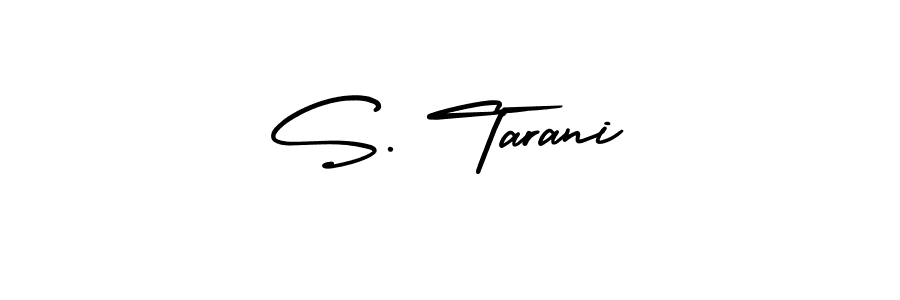 Similarly AmerikaSignatureDemo-Regular is the best handwritten signature design. Signature creator online .You can use it as an online autograph creator for name S. Tarani. S. Tarani signature style 3 images and pictures png