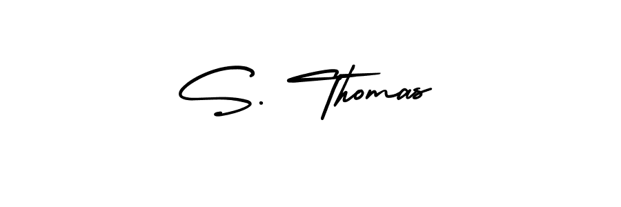 This is the best signature style for the S. Thomas name. Also you like these signature font (AmerikaSignatureDemo-Regular). Mix name signature. S. Thomas signature style 3 images and pictures png
