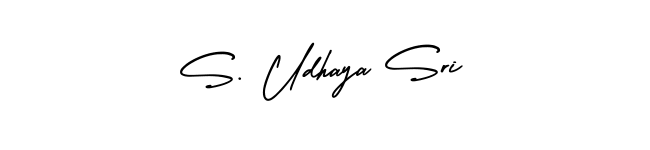 Make a beautiful signature design for name S. Udhaya Sri. Use this online signature maker to create a handwritten signature for free. S. Udhaya Sri signature style 3 images and pictures png