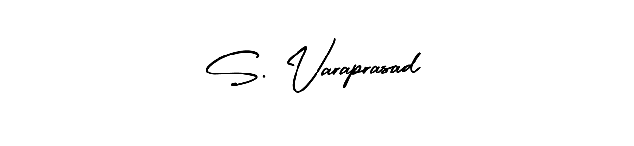 S. Varaprasad stylish signature style. Best Handwritten Sign (AmerikaSignatureDemo-Regular) for my name. Handwritten Signature Collection Ideas for my name S. Varaprasad. S. Varaprasad signature style 3 images and pictures png