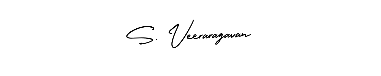 How to make S. Veeraragavan signature? AmerikaSignatureDemo-Regular is a professional autograph style. Create handwritten signature for S. Veeraragavan name. S. Veeraragavan signature style 3 images and pictures png