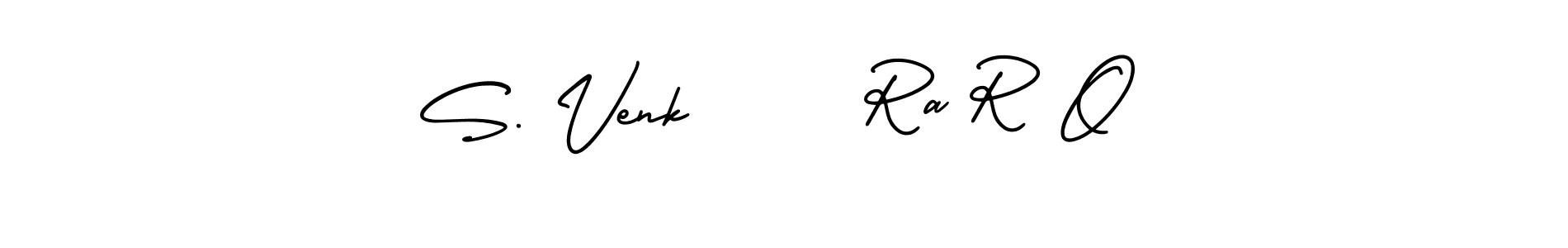 if you are searching for the best signature style for your name S. Venk      Ra R O. so please give up your signature search. here we have designed multiple signature styles  using AmerikaSignatureDemo-Regular. S. Venk      Ra R O signature style 3 images and pictures png