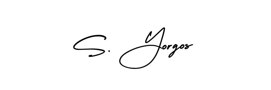 Make a beautiful signature design for name S. Yorgos. Use this online signature maker to create a handwritten signature for free. S. Yorgos signature style 3 images and pictures png