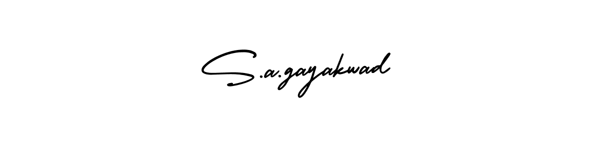 Make a beautiful signature design for name S.a.gayakwad. Use this online signature maker to create a handwritten signature for free. S.a.gayakwad signature style 3 images and pictures png