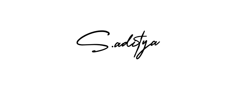 It looks lik you need a new signature style for name S.aditya. Design unique handwritten (AmerikaSignatureDemo-Regular) signature with our free signature maker in just a few clicks. S.aditya signature style 3 images and pictures png