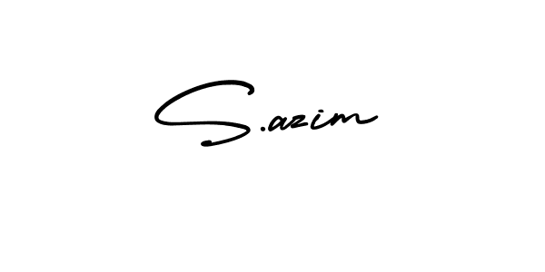AmerikaSignatureDemo-Regular is a professional signature style that is perfect for those who want to add a touch of class to their signature. It is also a great choice for those who want to make their signature more unique. Get S.azim name to fancy signature for free. S.azim signature style 3 images and pictures png