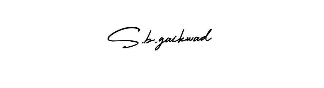 Also we have S.b.gaikwad name is the best signature style. Create professional handwritten signature collection using AmerikaSignatureDemo-Regular autograph style. S.b.gaikwad signature style 3 images and pictures png